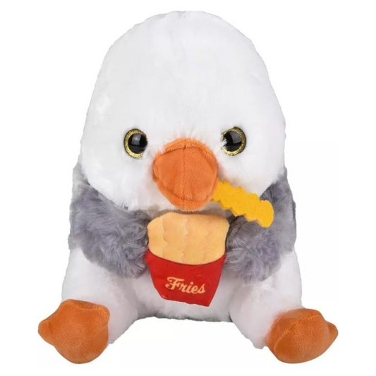 Belly Buddy Seagull with French Fry Plush Toy 13 inch