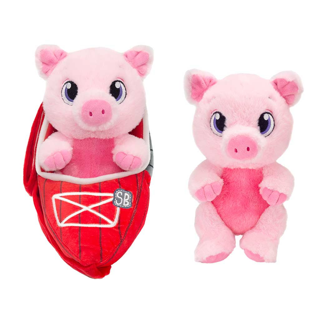 Pig Swaddle Babies Plush Toy 9.5 inch Baby Sling Carrier