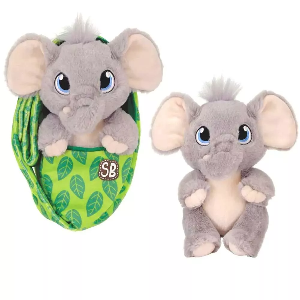 Elephant Swaddle Babies Plush Toy 9.5 inch Baby Sling Carrier