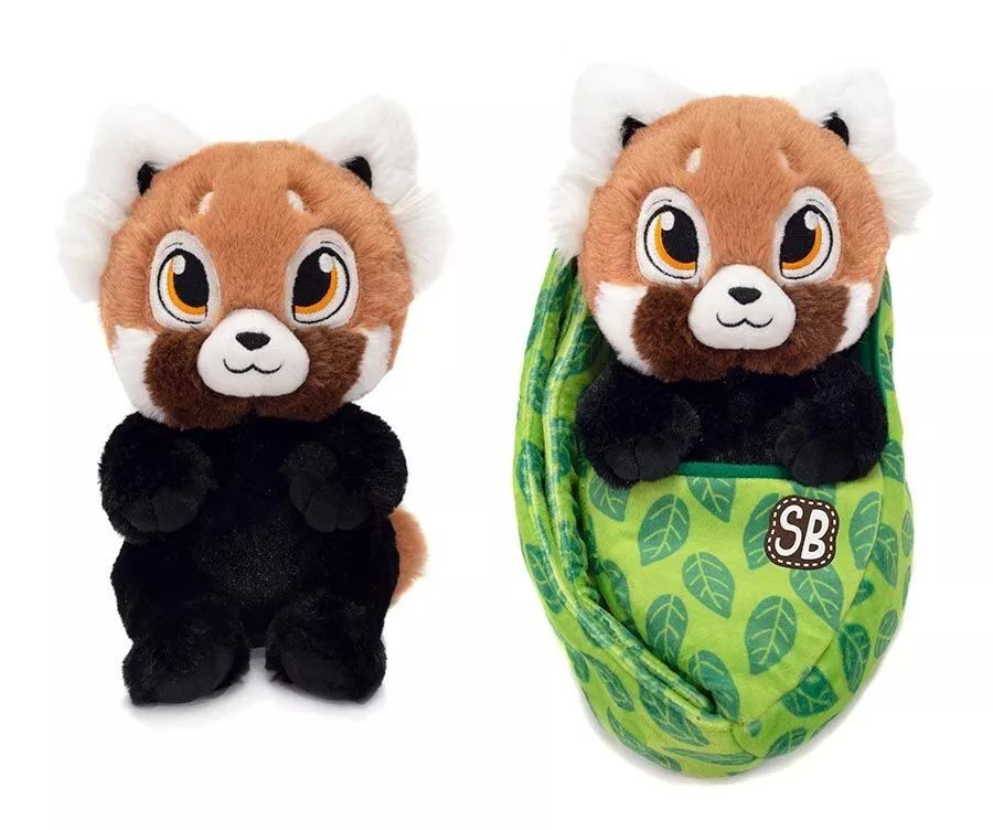 Red Panda Swaddle Babies Plush Toy 9.5 inch Baby Sling Carrier