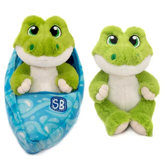 Alligator Swaddle Babies Plush Toy 9.5 inch Baby Sling Carrier