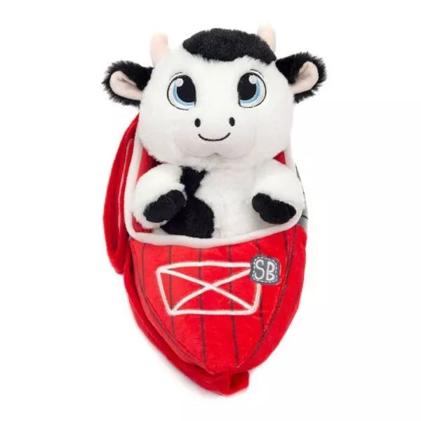 Cow Swaddle Babies Plush Toy 9.5 inch Baby Sling Carrier