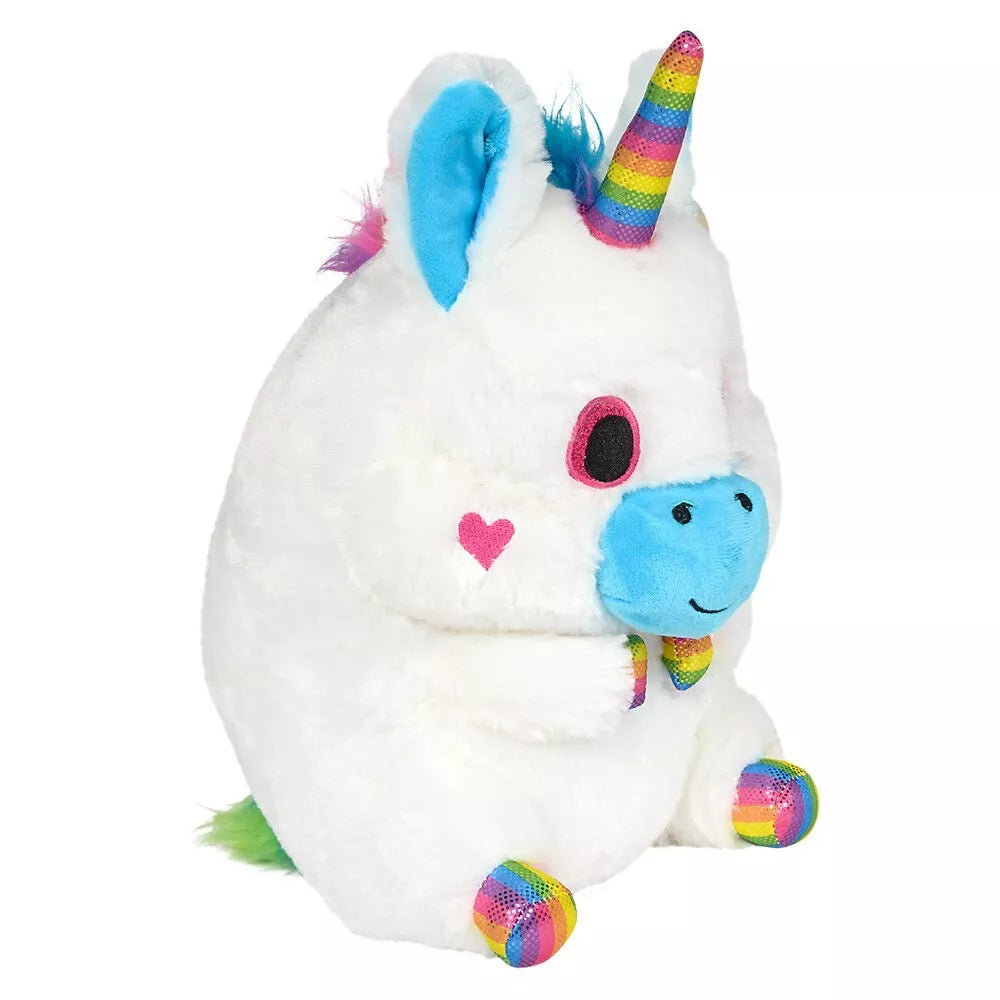 Belly Buddy Unicorn Blue Nose Plush Toy 13 inch