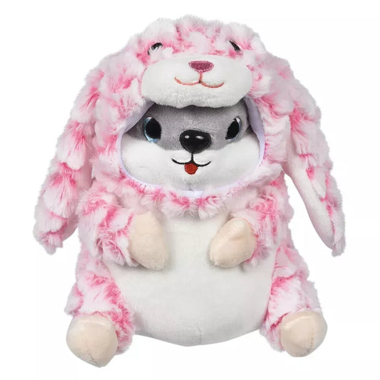 Belly Buddy Pink Bunny Hamster Plush Toy 10 inch
