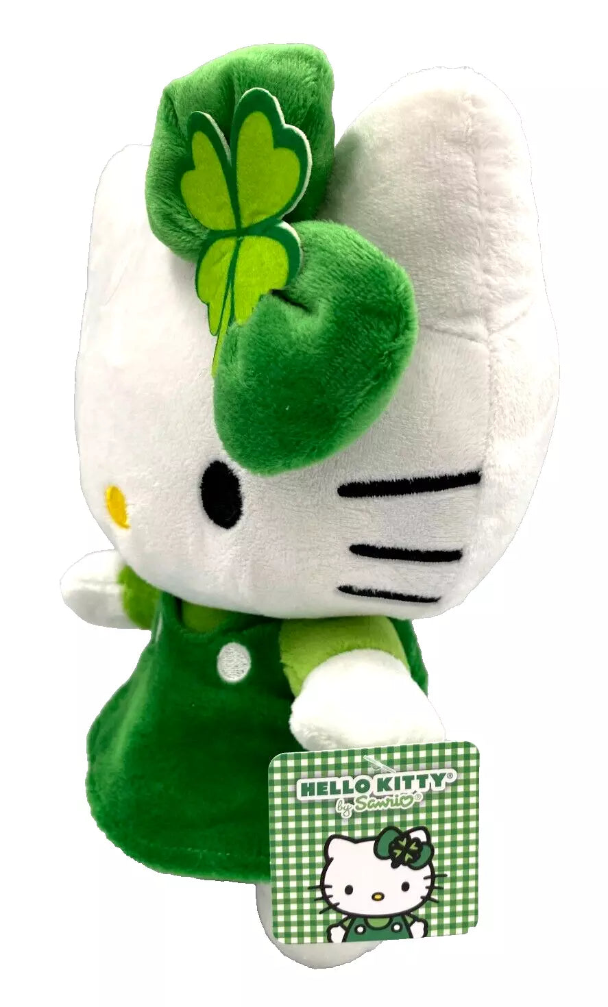 Hello Kitty Plush Toy 9.5 inch St. Patrick's Day Green Dress Sanrio